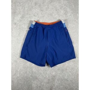Birddogs Shorts Mens Small Blue Boomstick Lined Classic Fit Gym Stretch‎ 7"